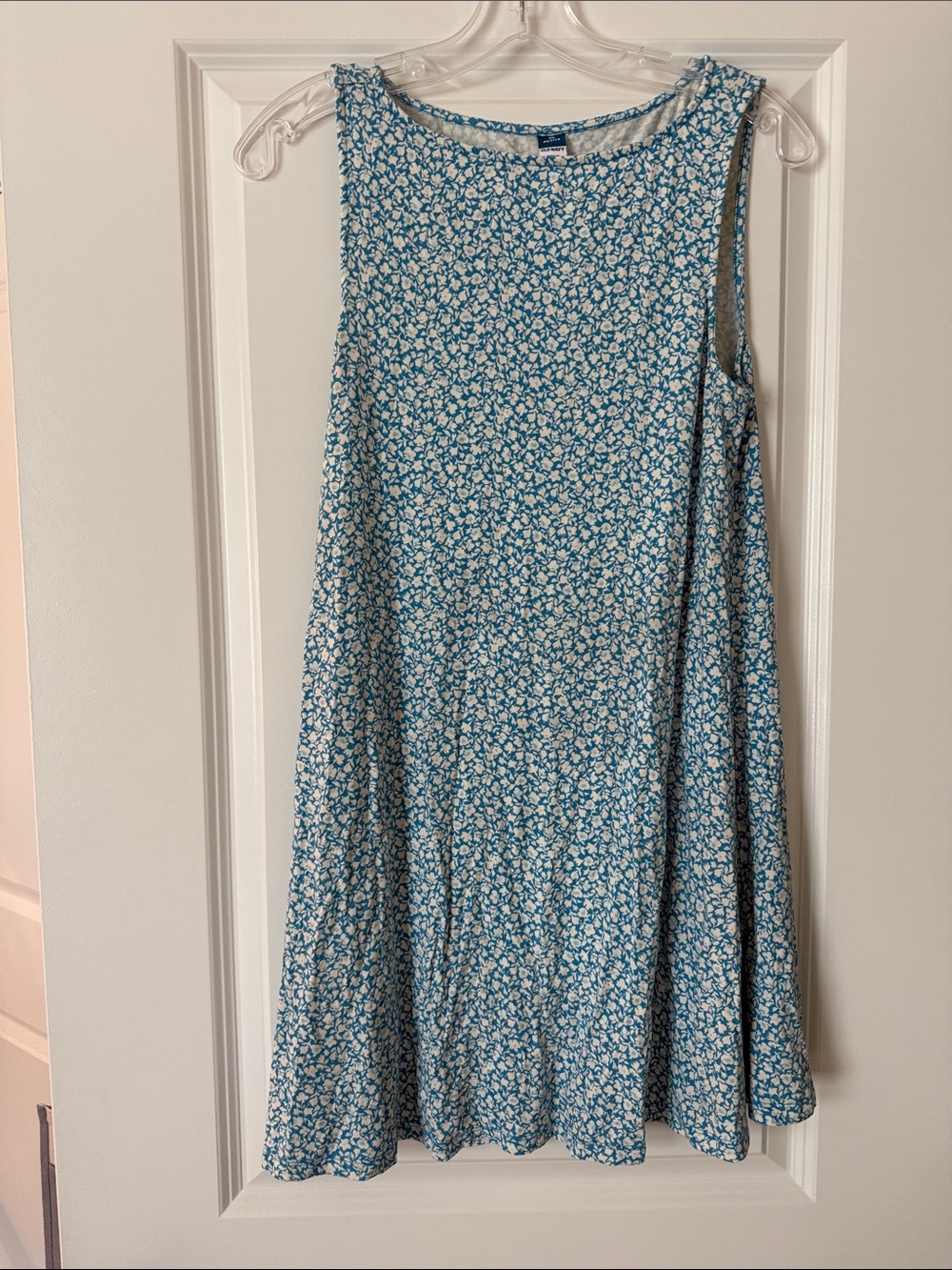 Old Navy Blue and White Floral Dress